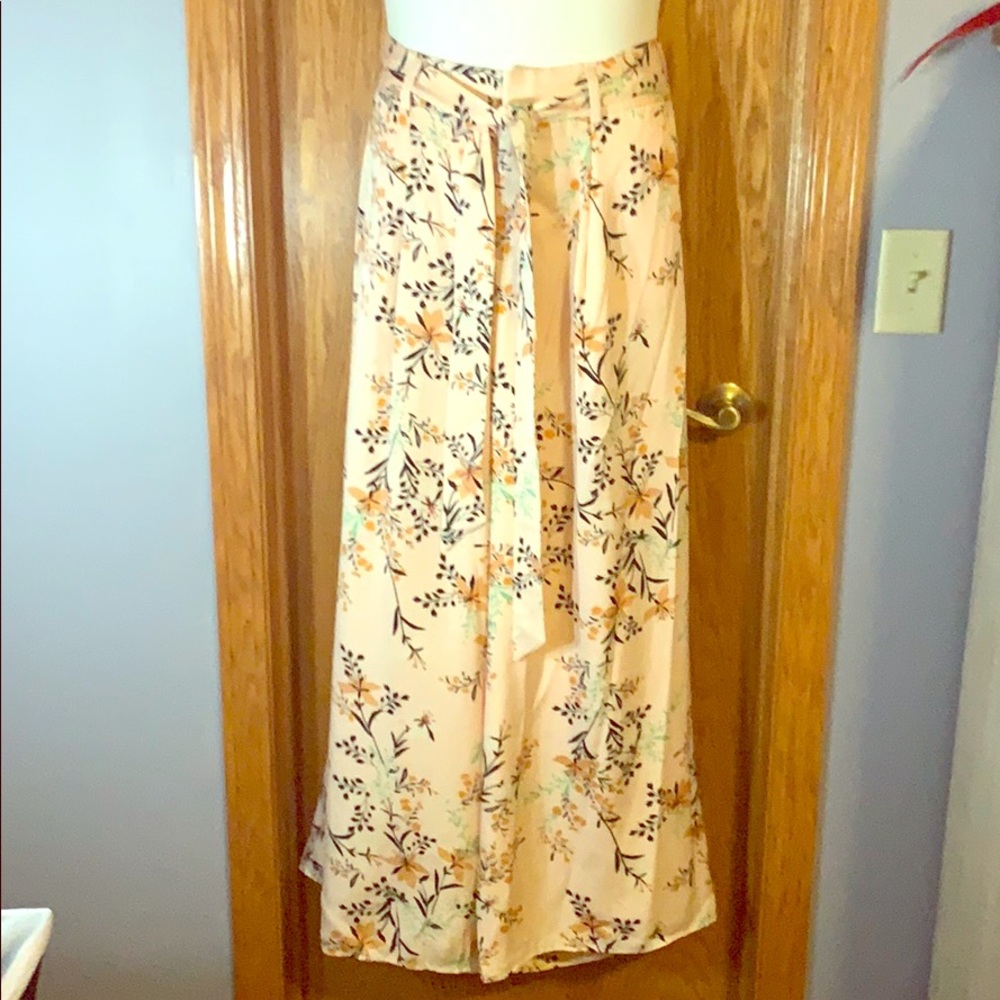 Wide leg trousers Eloquii sz16 pink
